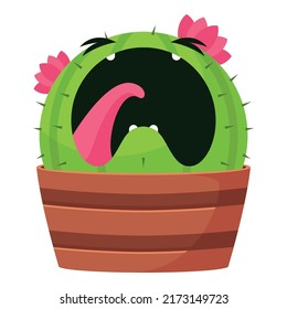 Cutie the Cactus In a Pot