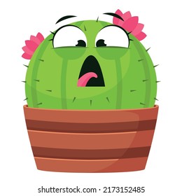 Cutie the Cactus In a Pot