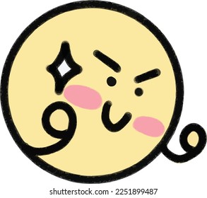 cutie circle is my doodle art as a stickers to share funny emotional