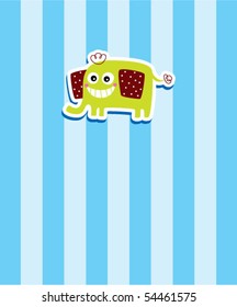 cutie elephant tag