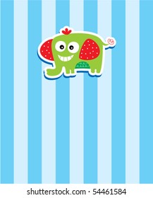 cutie elephant tag
