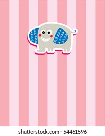 cutie elephant tag