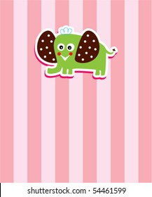 cutie elephant tag