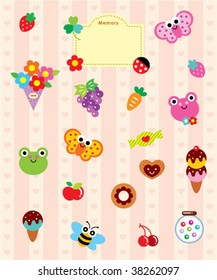 cutie garden sticker