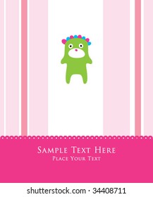 cutie green monster