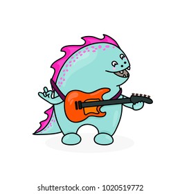 The Cutie Monster Rock Star
