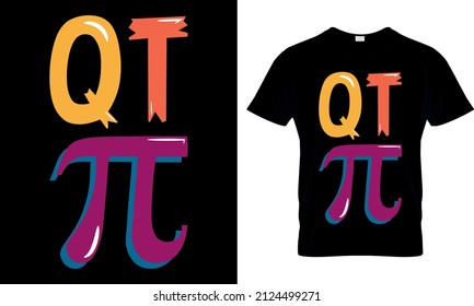 Cutie pi - pi day t shirt design