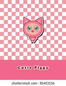 cutie piggy greeting