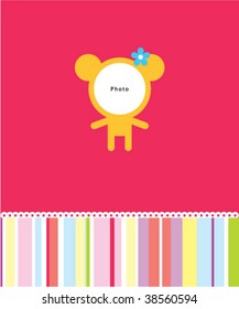 cutie teddy card template