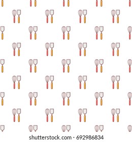 Cutlery bake pattern in cartoon style. Seamless pattern vector illustration