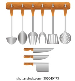 Cutlery digital design, vector illustration 10 eps graphic