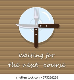 Cutlery etiquette. Restaurant etiquette. Rules of conduct at  table