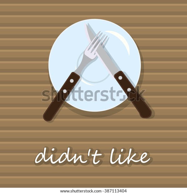 Cutlery Etiquette Restaurant Etiquette Rules Conduct Stock Vector