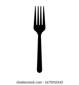 Cutlery fork graphic design template vector isolated