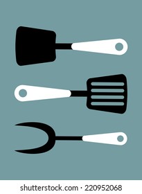 cutlery graphic design , vector illustration