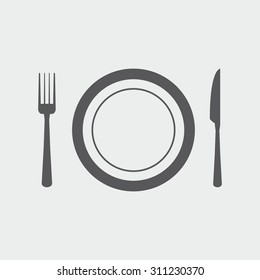 Picto Assiette Et Couverts Images Photos Et Images Vectorielles De Stock Shutterstock