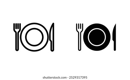 Cutlery icon concept. Stock vector