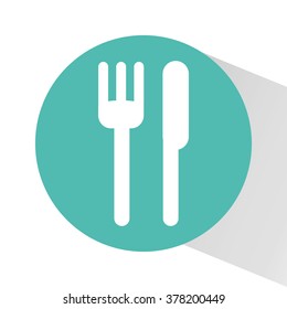 cutlery icon design 