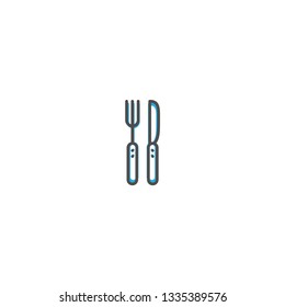 Cutlery icon design. Gastronomy icon vector illustration design