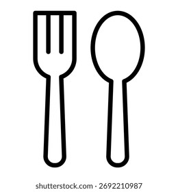 Besteck Icon Element für Design