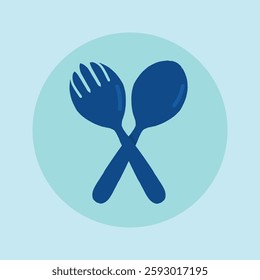 a cutlery icon food design