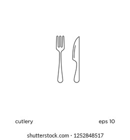 cutlery icon food symbol