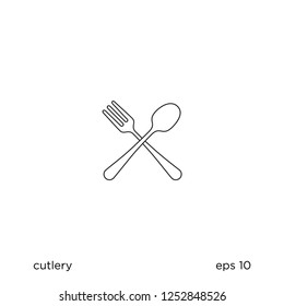 cutlery icon food symbol