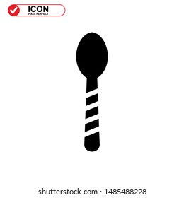 cutlery icon isolated sign symbol vector illustration - high quality black style vector icons
