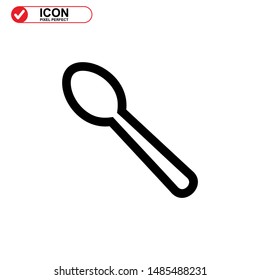 cutlery icon isolated sign symbol vector illustration - high quality black style vector icons
