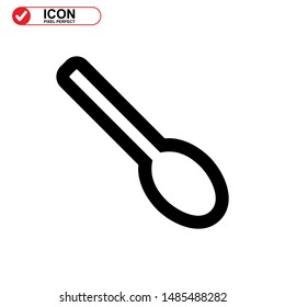 cutlery icon isolated sign symbol vector illustration - high quality black style vector icons
