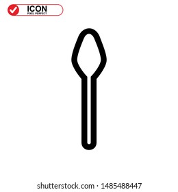 cutlery icon isolated sign symbol vector illustration - high quality black style vector icons
