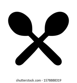cutlery icon isolated sign symbol vector illustration - high quality black style vector icons

