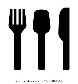 cutlery icon isolated sign symbol vector illustration - high quality black style vector icons
