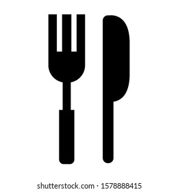 cutlery icon isolated sign symbol vector illustration - high quality black style vector icons
