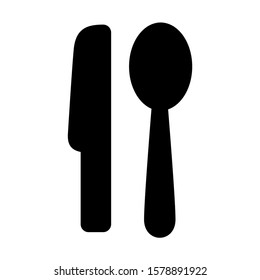 cutlery icon isolated sign symbol vector illustration - high quality black style vector icons
