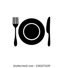 Cutlery icon related to table manner or restaurant menu