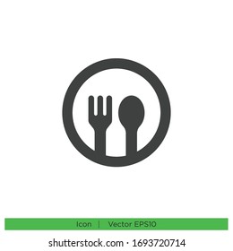 cutlery icon restaurant symbol design element vector eps 10