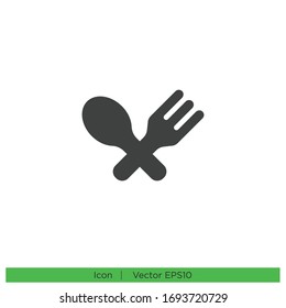 cutlery icon restaurant symbol design element vector eps 10