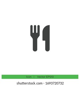 cutlery icon restaurant symbol design element vector eps 10