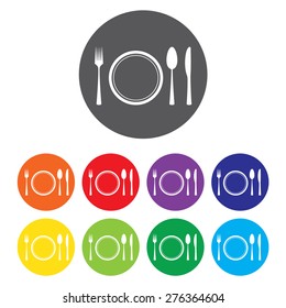 Cutlery Icon Set