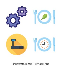 cutlery icon set. vector set about settings, tools and utensils and restaurant icons set.