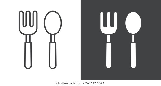 cutlery icon symbol illustration logo