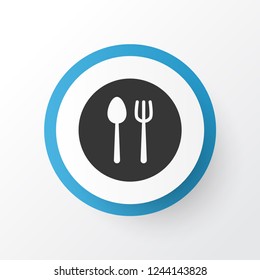 Cutlery icon symbol. Premium quality isolated silverware element in trendy style.