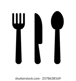 cutlery icon. tableware icon vector