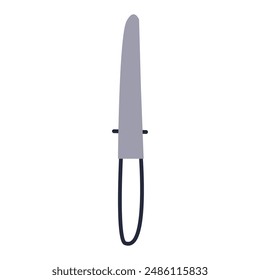 Cutlery icon. Travel knife icon. Simple icon vector design in flat style for camping and travel hiking design uses isolate on white.