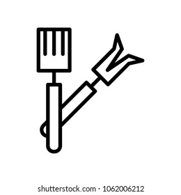 cutlery icon vector