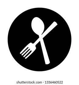  cutlery icon vector