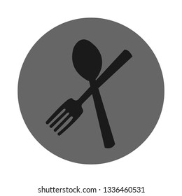  cutlery icon vector