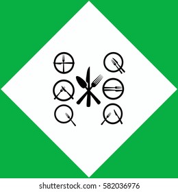Cutlery  icon Vector design.