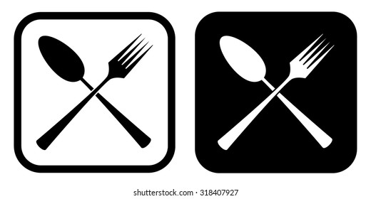 Cutlery icon . Vector illustration